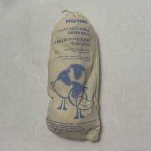 Norwex Dryer Balls Brand New Never Used Set of 3 Fluff And Tumble Balls